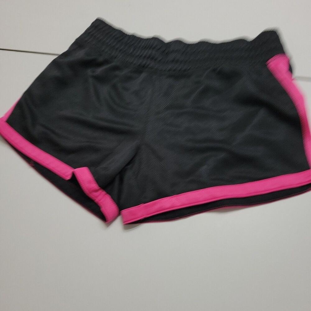 BCG Athletic Womens Medium Shorts Barbie Pink Compression Elastic Waist‎ Shortie